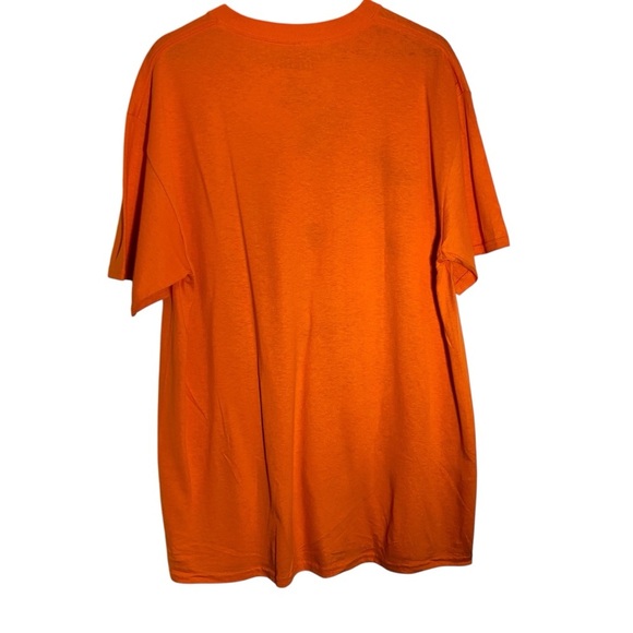 M&M’S Men's size Large Cotton Orange Character Big Face T- shirt tee NWOT - Picture 3 of 5